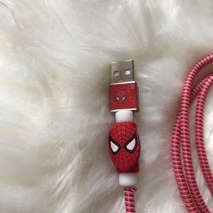 Spider-Man Charger Wire Bite Cover Protection NWT